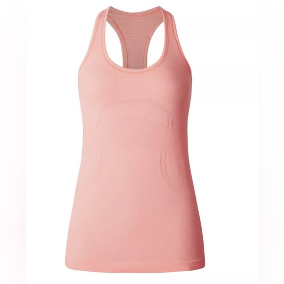 Lululemon Swiftly Tech Racerbackin Heathered Light Flare.Size 10. Pristine. - Picture 6 of 6